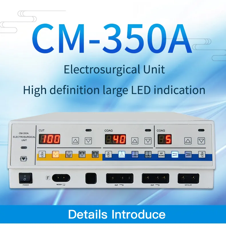 Orthopedics, Obstetrics and Gynecology Electro-Surgical Unit High Frequency Electric Unit with Generator Knife for Endoscope Interface