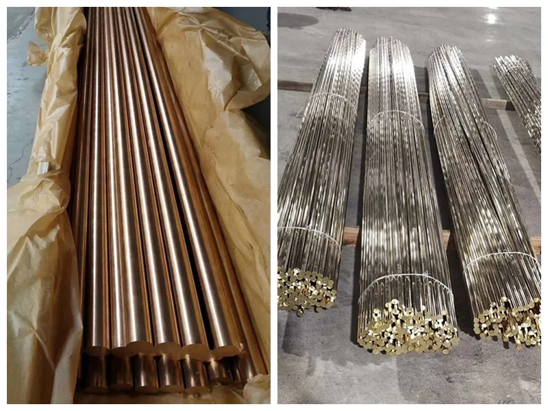 Oxygen Free C10100 Copper Alloy Round Bar in Stock