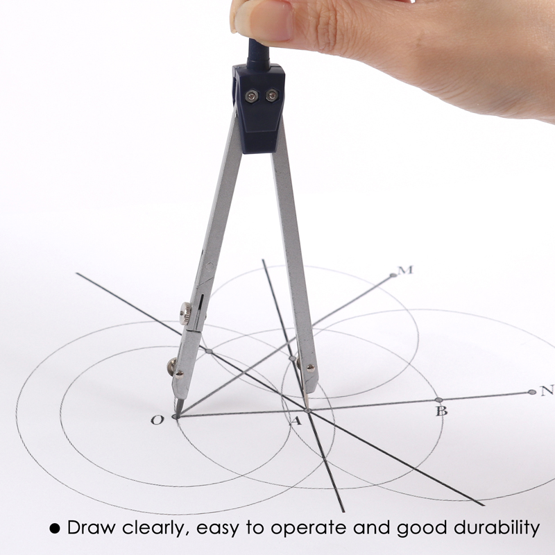 Plastic Box Packing School Metal Compass Divider