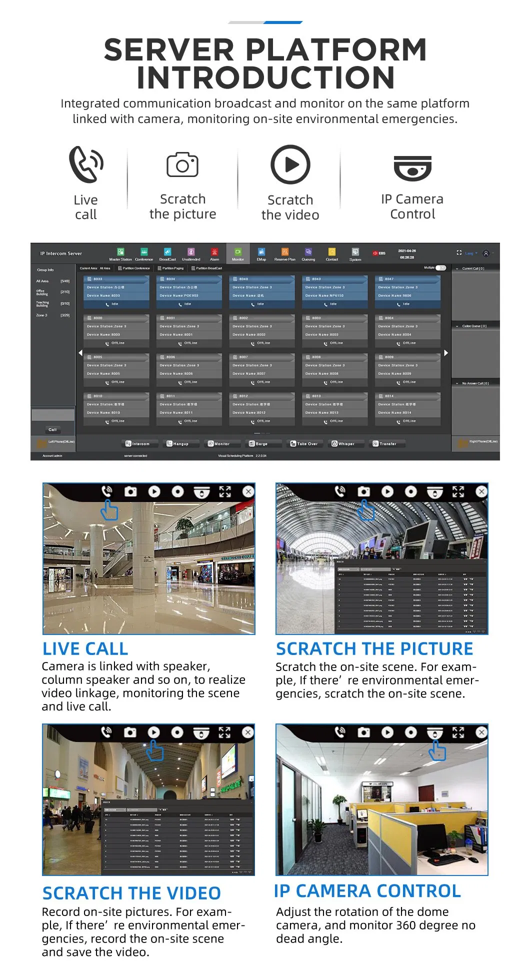 Popular IP Audio Streams Wall Poe Powered Network SIP Speaker