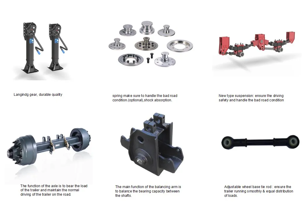 Popular Low Price 20FT 40FT Container Chassis Skeleton Semi Trailer Price