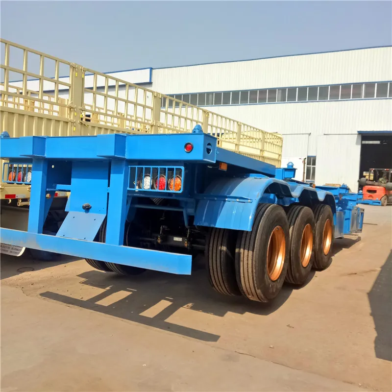 Popular Low Price 20FT 40FT Container Chassis Skeleton Semi Trailer Price