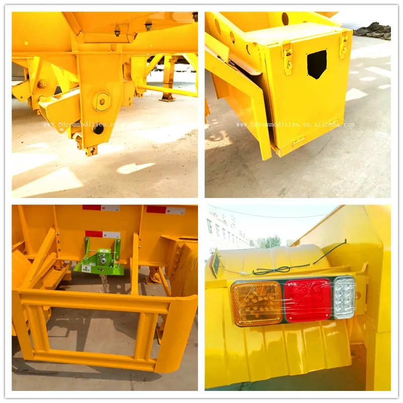 Popular Low Price 20FT 40FT Container Chassis Skeleton Semi Trailer Price