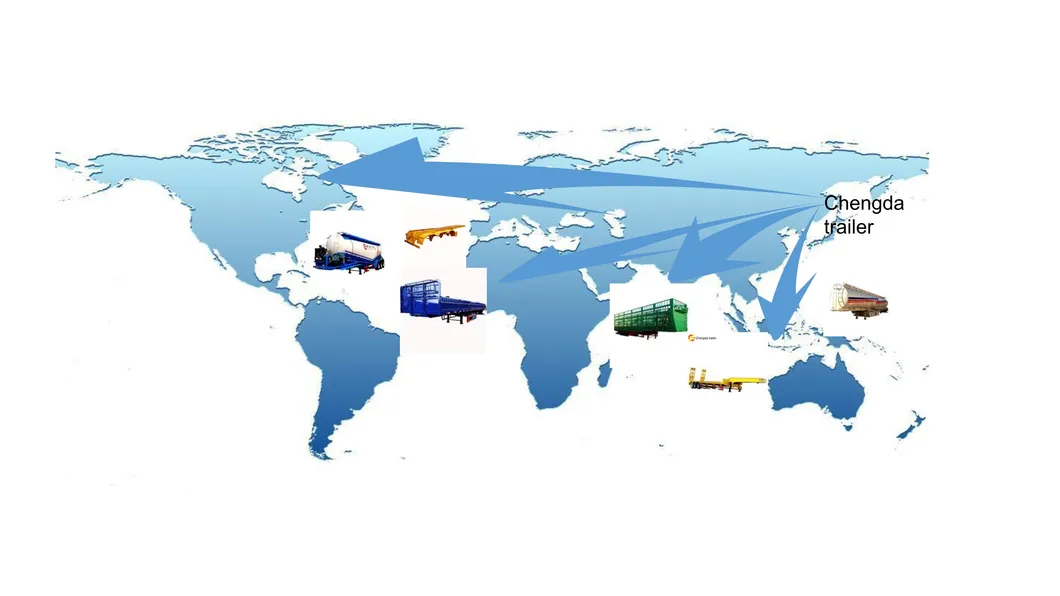 Popular Low Price 20FT 40FT Container Chassis Skeleton Semi Trailer Price