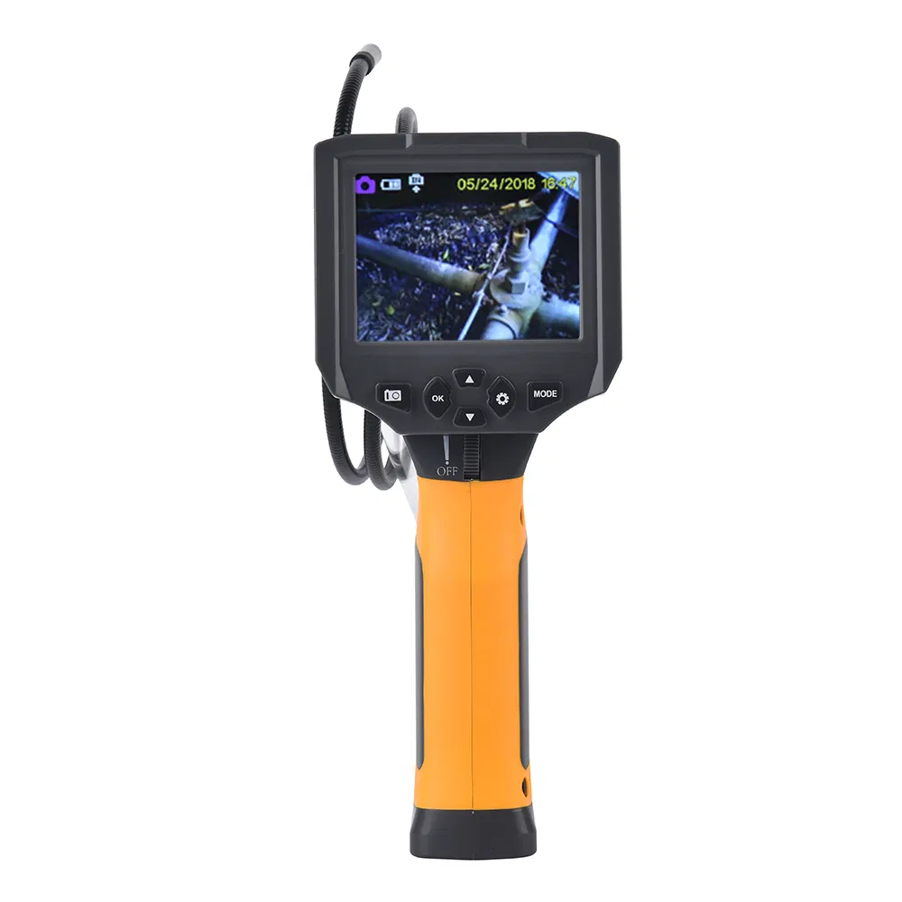 Portable Industrial Videoscope 3.5inch Articulating Borescope Flexible Endoscope