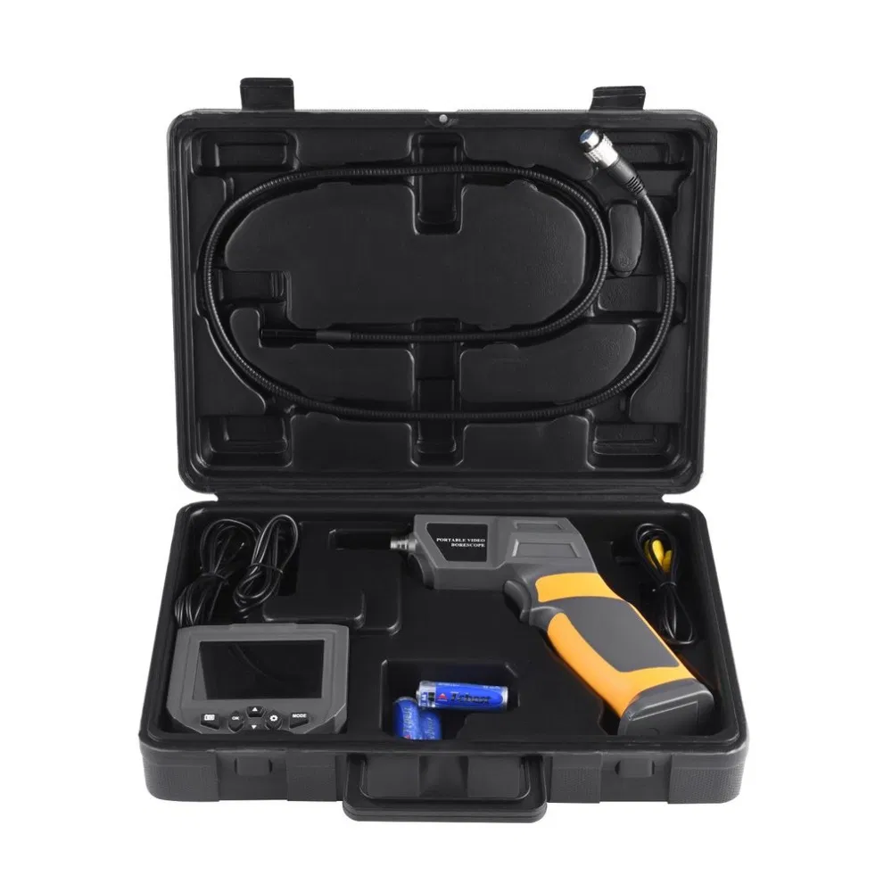 Portable Industrial Videoscope 3.5inch Articulating Borescope Flexible Endoscope