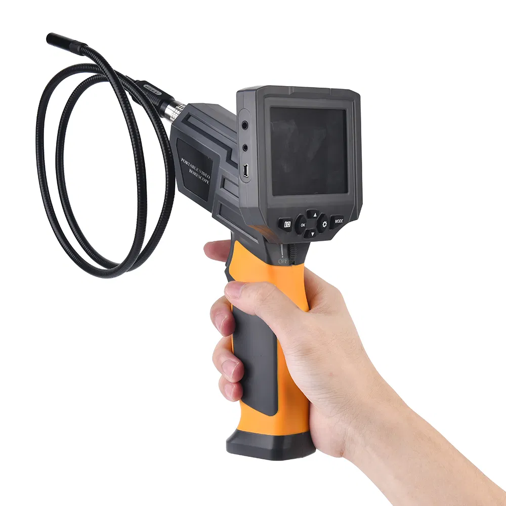 Portable Industrial Videoscope 3.5inch Articulating Borescope Flexible Endoscope