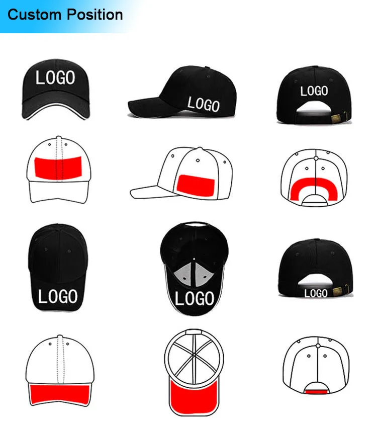 Premium Design Own Personalize Polyester Cotton Cap with Logo