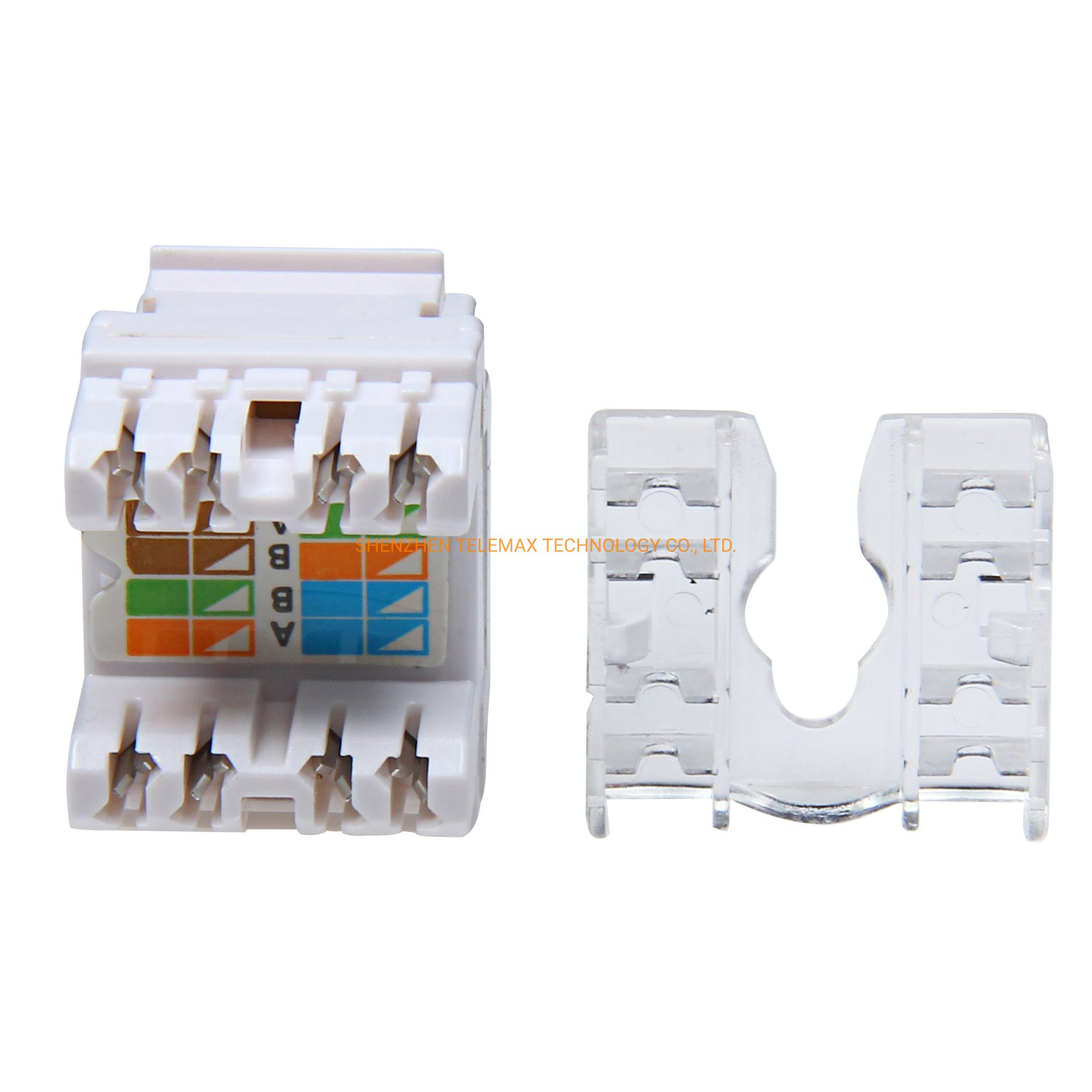 Rack Mount 1u Network UTP FTP Patch Panel 24 Ports for CAT6 Keystone Jack with Transparent Dust Shutter