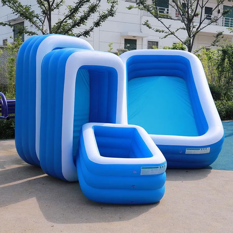 Rectangle Inflatable Swimming Pools for Kids and Adults
