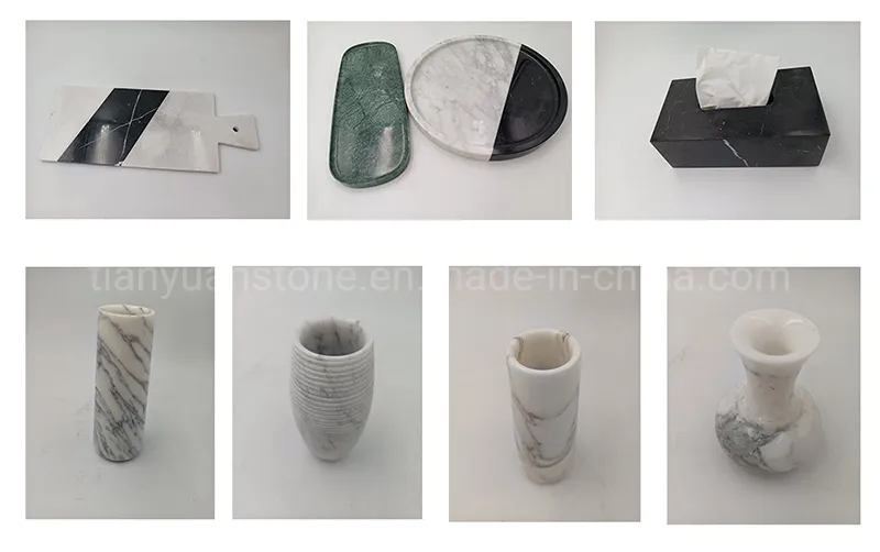 Recycle Suitable Marble Stone Candle Holder