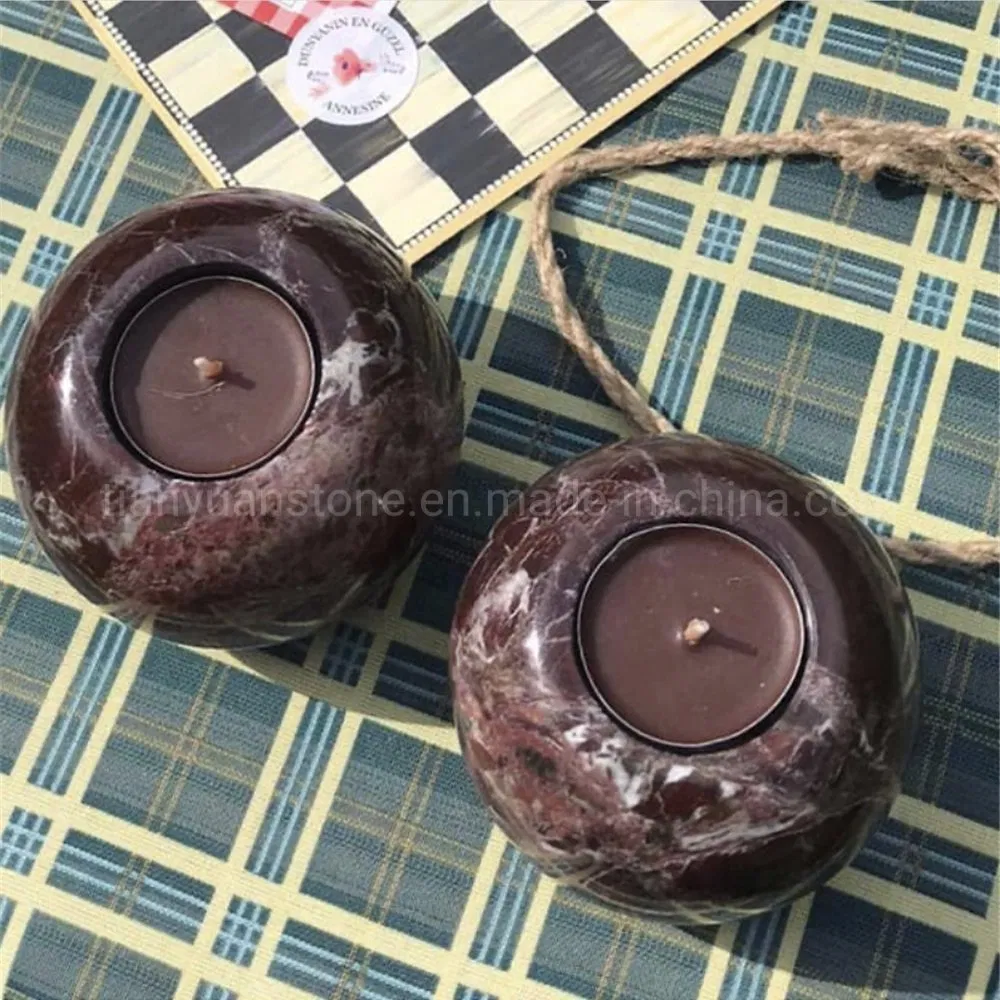 Recycle Suitable Marble Stone Candle Holder