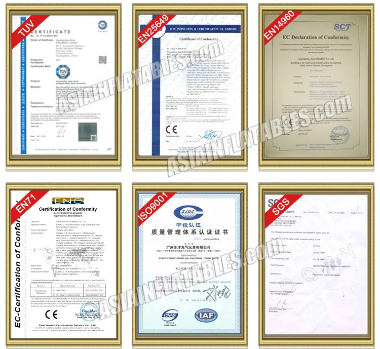 Round Pig Theme Inflatable Playground, Outdoor Inflatable Amusement Park