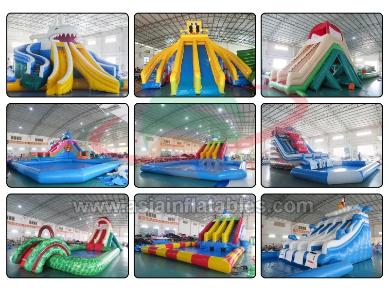 Round Pig Theme Inflatable Playground, Outdoor Inflatable Amusement Park