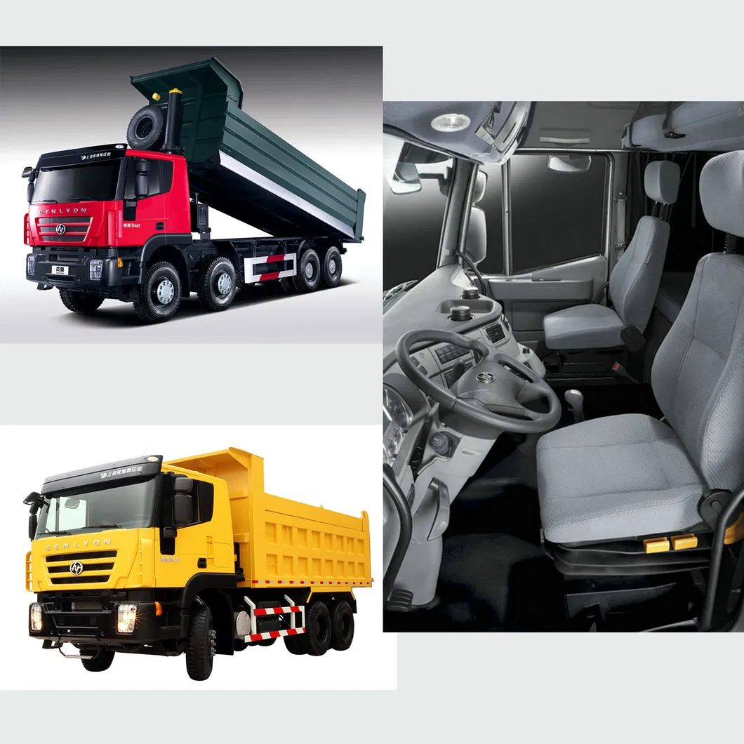 Saic-Iveco Hongyan 340HP Genlyon 8X4 Heavy Duty Rigid Dump Trucks/Tipper