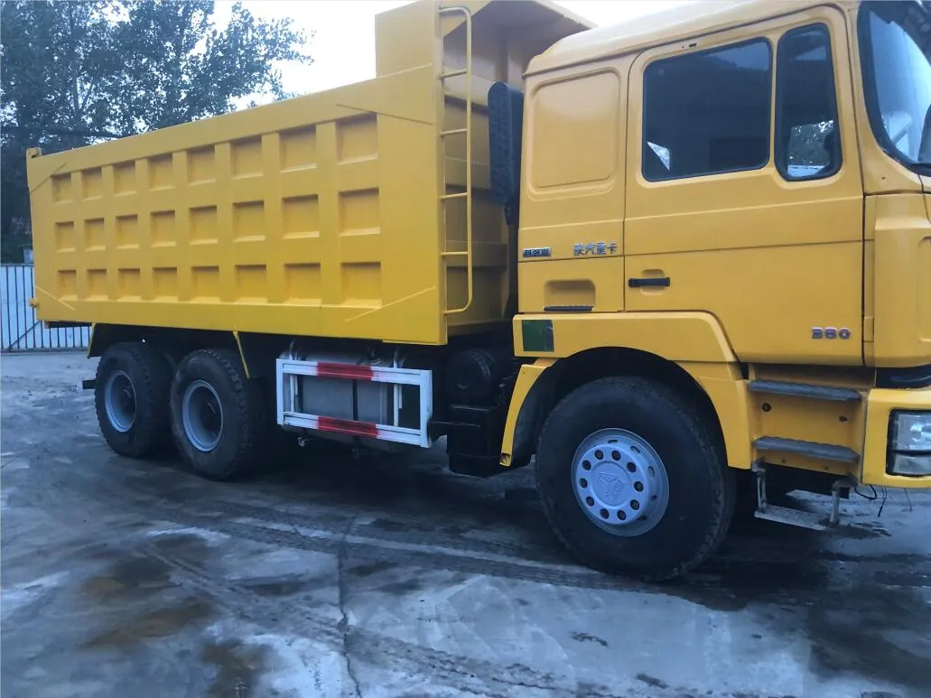Second Hand Shacman 375HP Delong F2000/F3000 6X4 Dump Truck for African