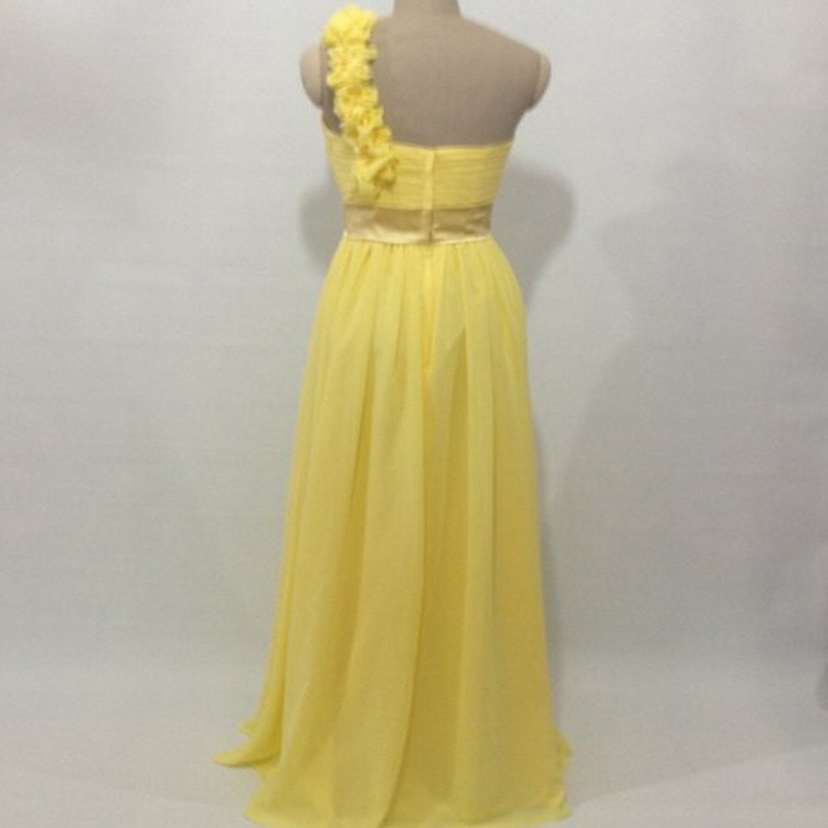 Sexy One-Shoulder Women Evening Dinner Long Dress