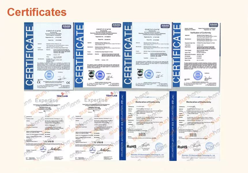 Shal4002ltlpb Smart Phone Amplifier Triband Mobile Network Repeater Indoor Signal Booster with Outdoor Antenna