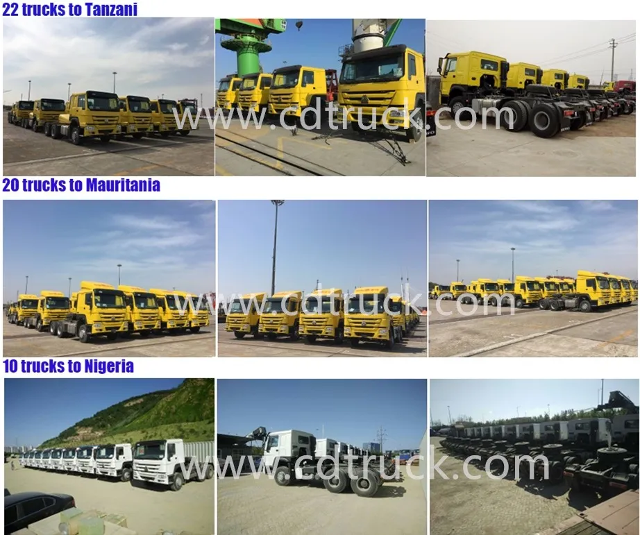 Sinotruk HOWO Used 375HP 420HP 6X4 Tractor Truck for Sale