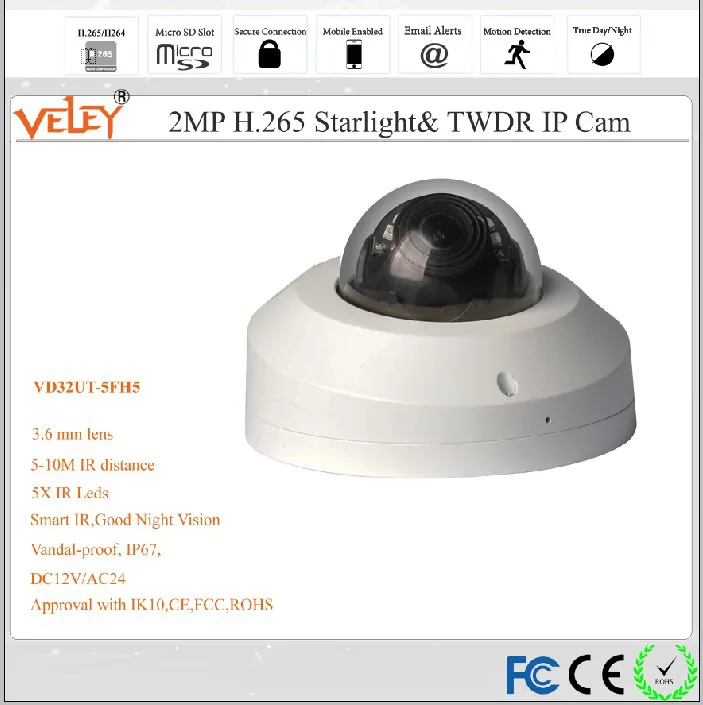 Smart Cloud Web Camera TF Card Mini Camera IP Network