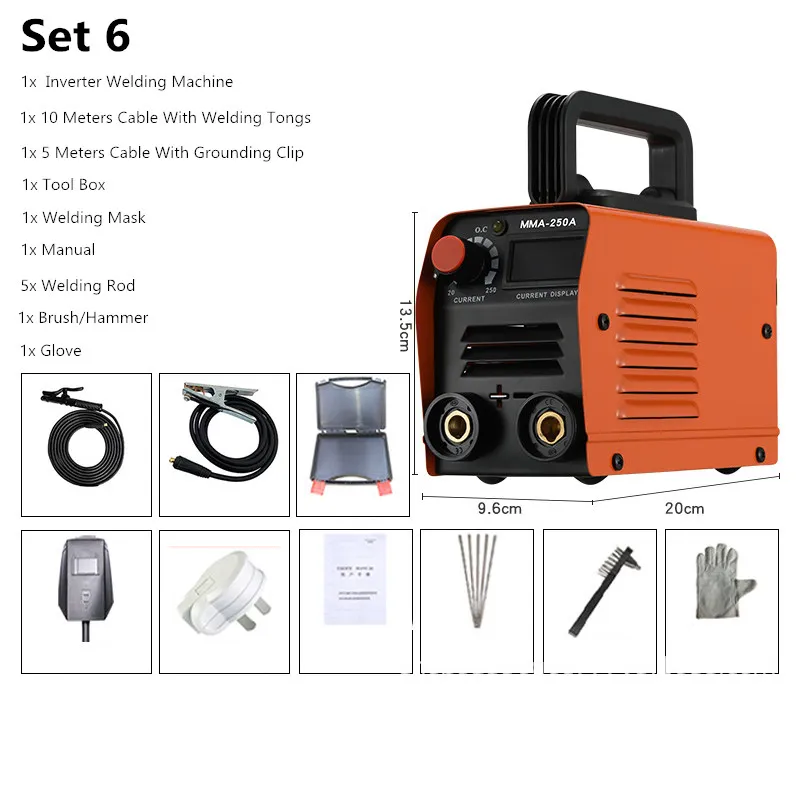 Smart Home Use Mini MMA 200 IGBT Zx7 Arc MMA Stick Welder Inverter Welding Machine