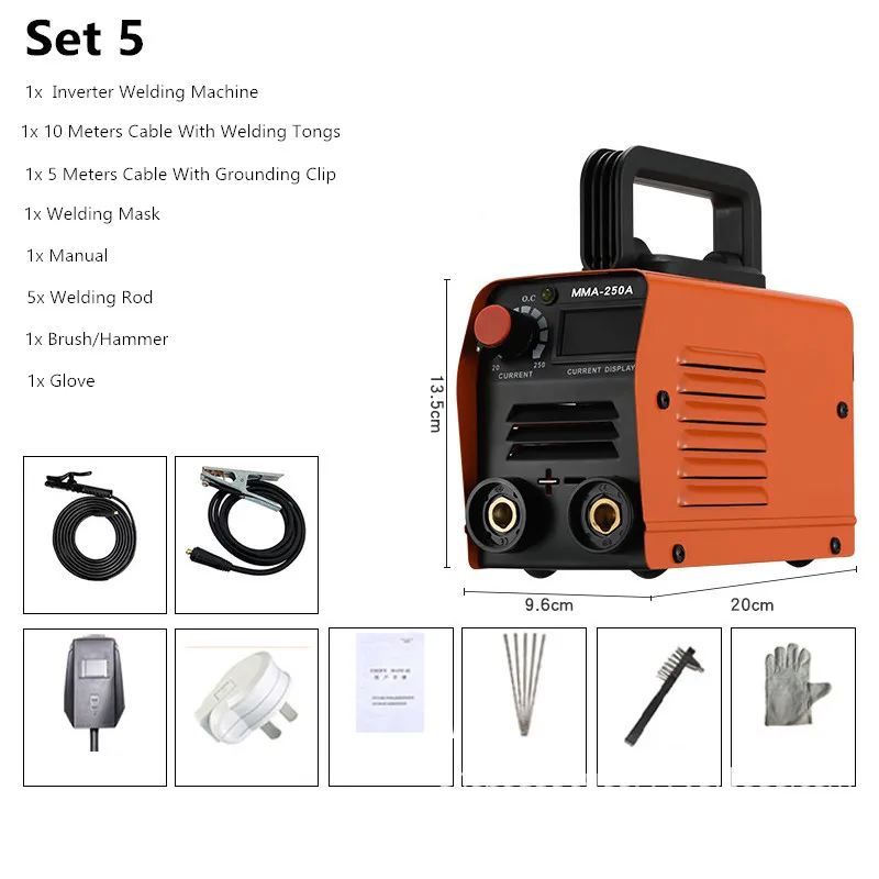 Smart Home Use Mini MMA 200 IGBT Zx7 Arc MMA Stick Welder Inverter Welding Machine