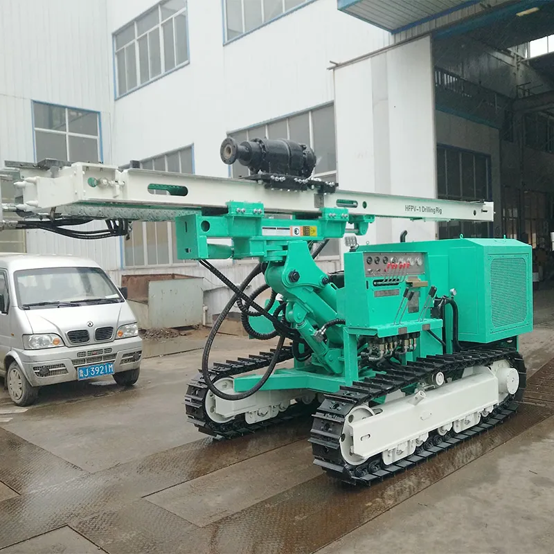 Solar Project Drilling Rig, Hydraulic Crawler Pile Drilling Hfpv-1
