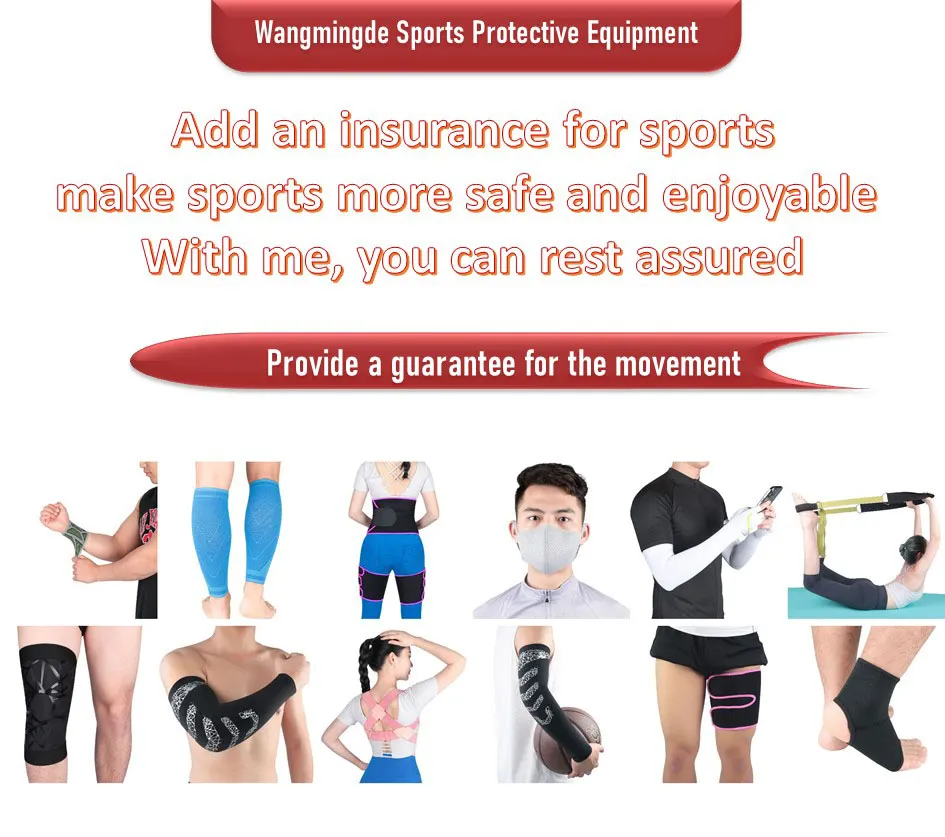Sports Knee Brace Knitted Pressure Support Patella Brace Basketball Fitness