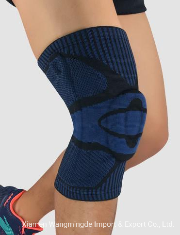 Sports Knee Brace Knitted Pressure Support Patella Brace Basketball Fitness