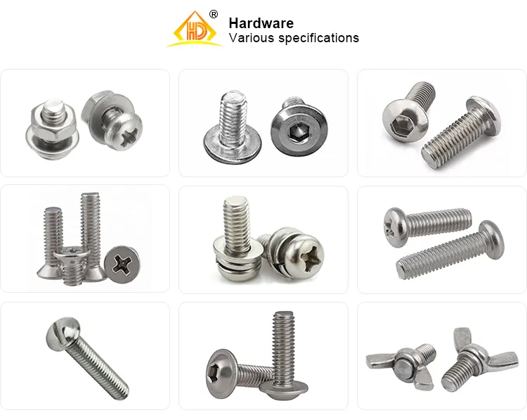 St4.2*16 SS304 Slotted Oval Head Self Tapping Screw