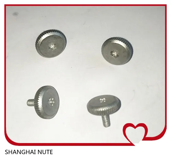 Stainless Steel 304 Knurled Thin Thumb Screws DIN 653-1986 M3*16