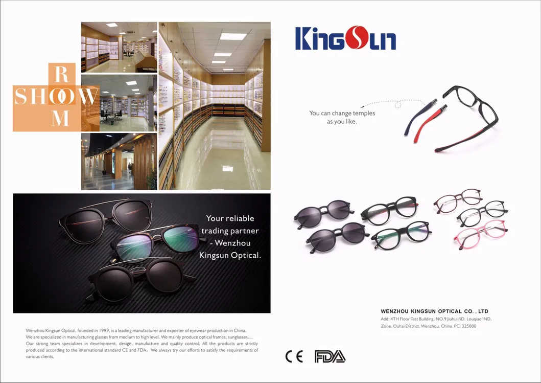 Steel Frame and Temple Fashion Style Reading Glasses Kr1052