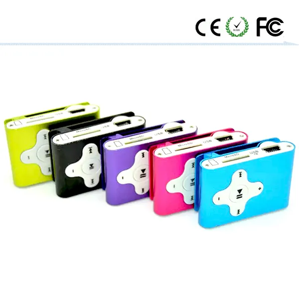 The New The Plum Blossom Cross Button Clip MP3 Player
