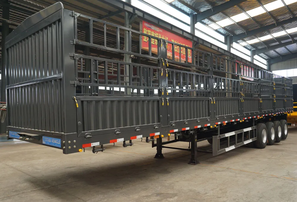Titan Tridem Axle 20/40FT Shipping Container Flatbed Trailer Prices