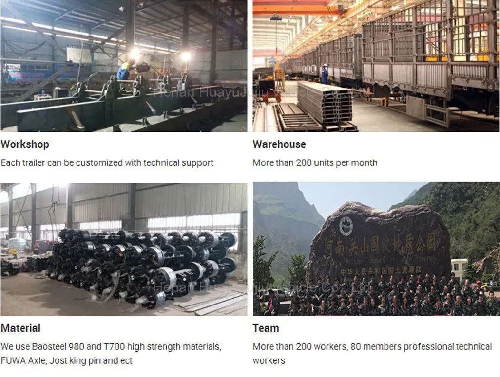 Tri-Axle 60tons Side Self Tipper/Dump Semi Trailer Cargo Truck