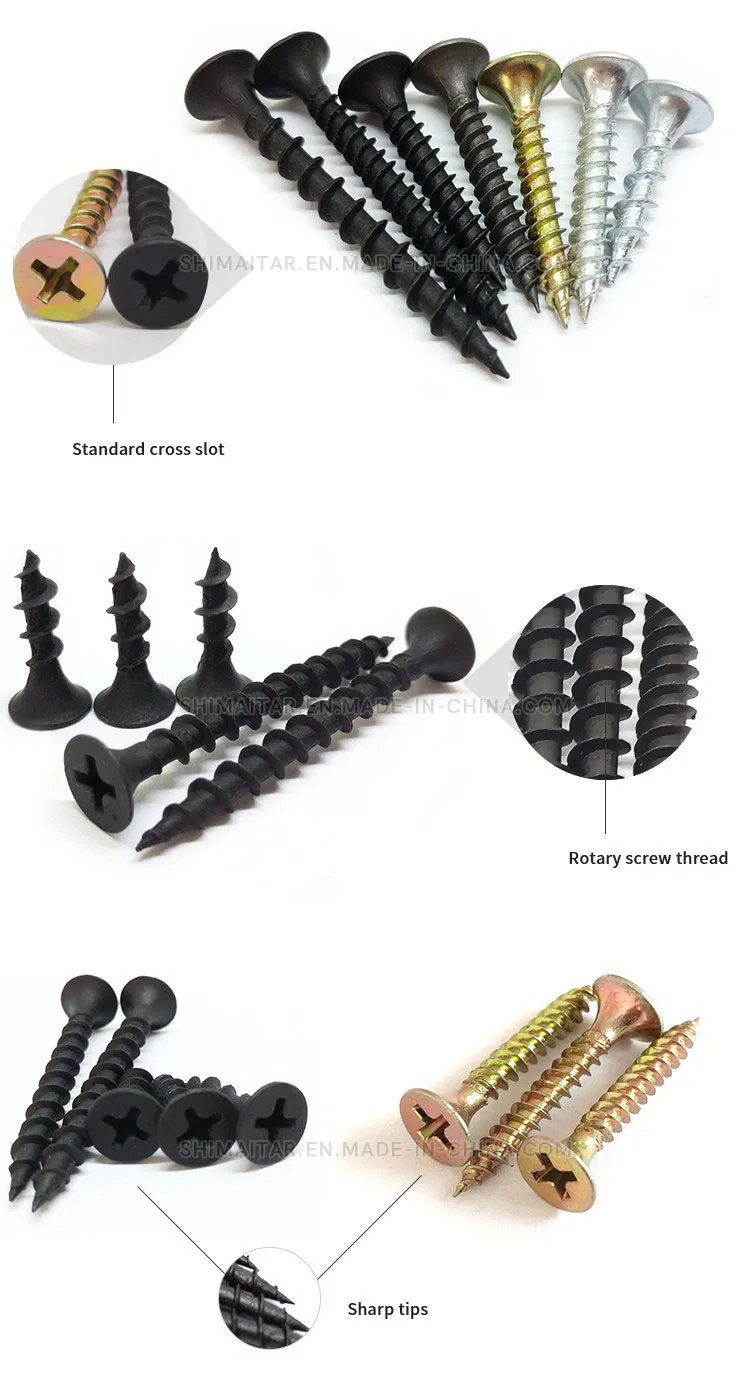 Trompeta De Tornillo De Cabeza Tornillos Drywall Screw