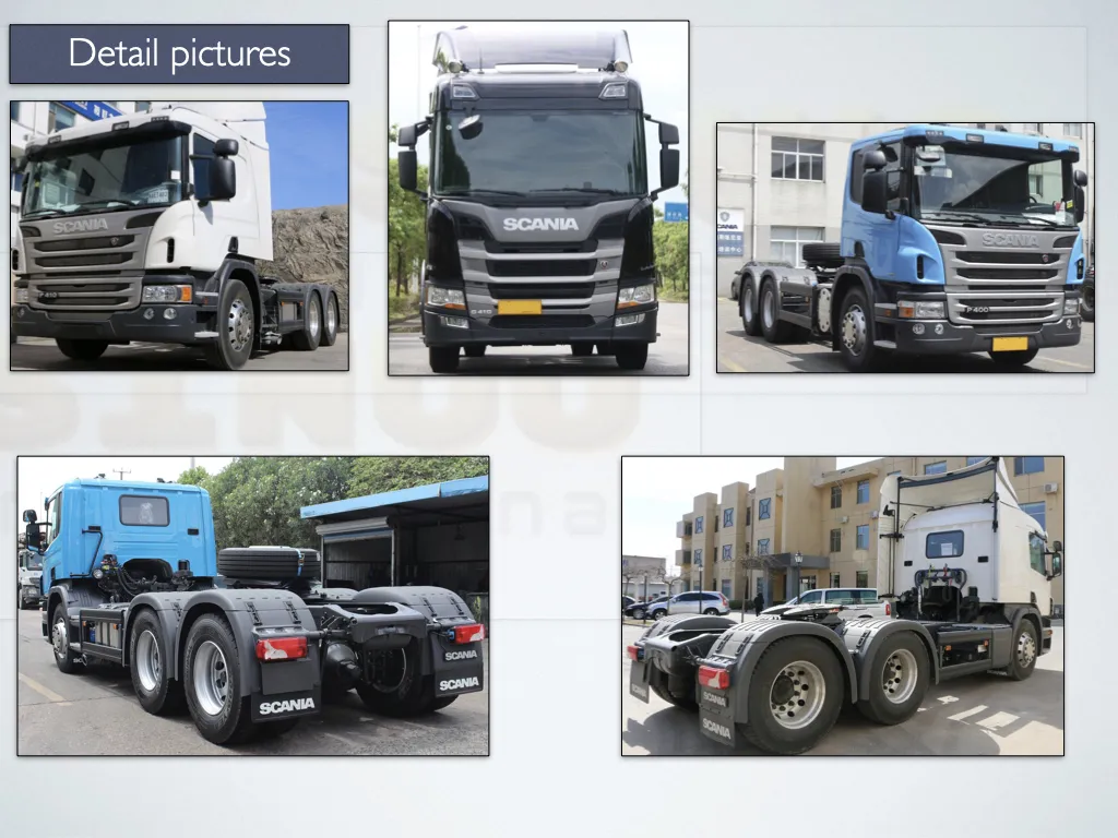 Used Tractor Truck 6X4 Scania P380 Trailer Truck 10 Wheels 6*4 Tractor Trucks P410 Second Hand Scania Heavy Duty Trucks Used Trailer Head Trucks