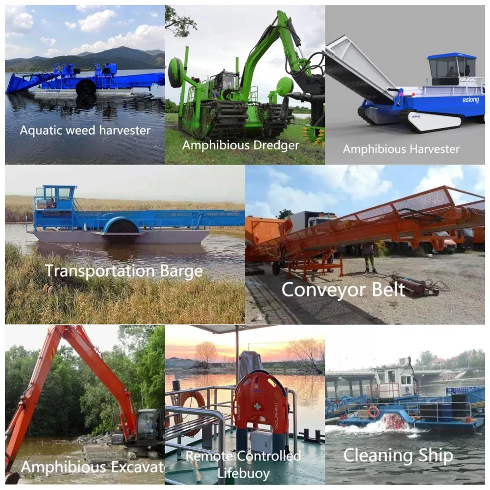 Water Weed Harvester with High Quality and Efficiency for Pond Mowing/Harvesting/Cleaning
