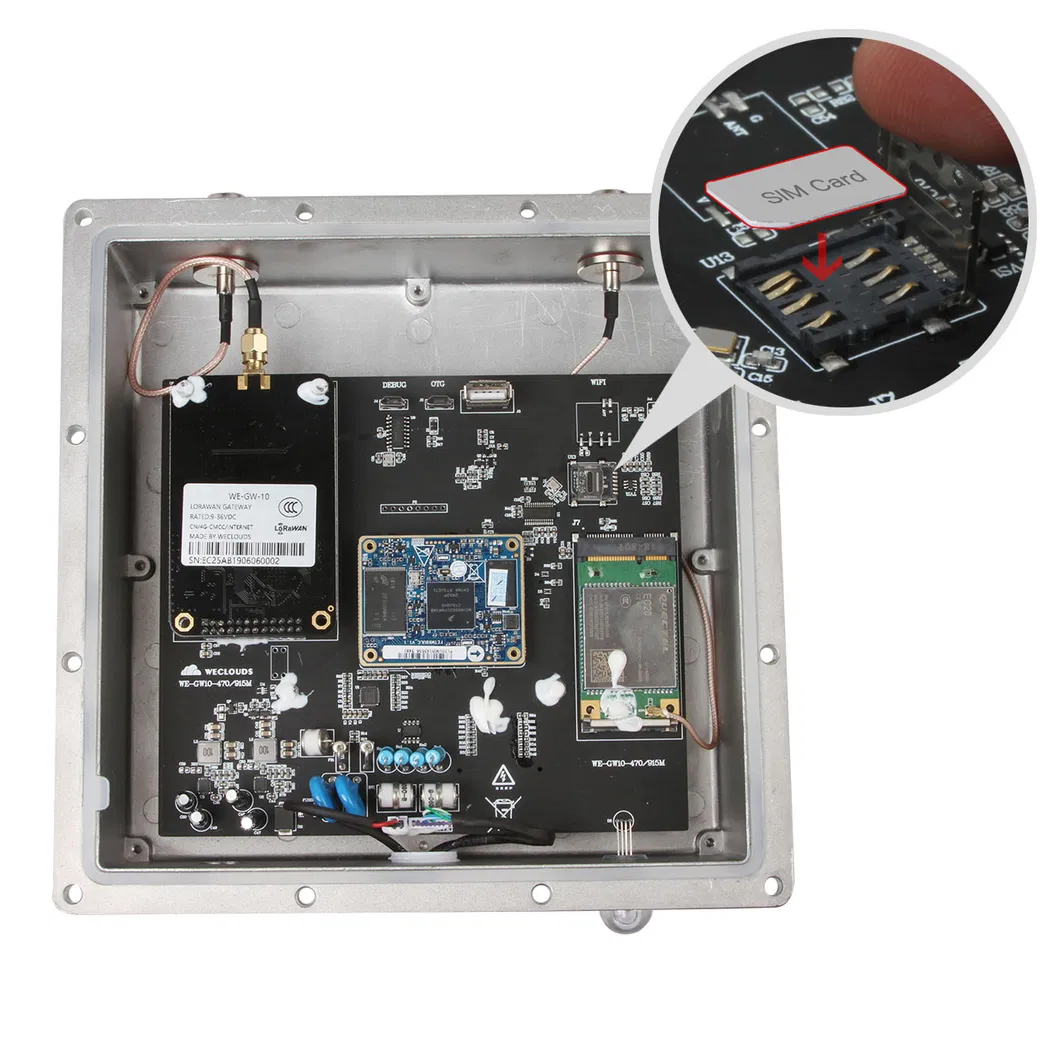 Waterproof IP66 Lora Transceiver Gateway for Street Lighting Management