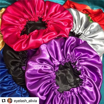 Wholesale Women Hair Bonnet Ankara Designer Bonnets Custom Logo Satin Bonnet