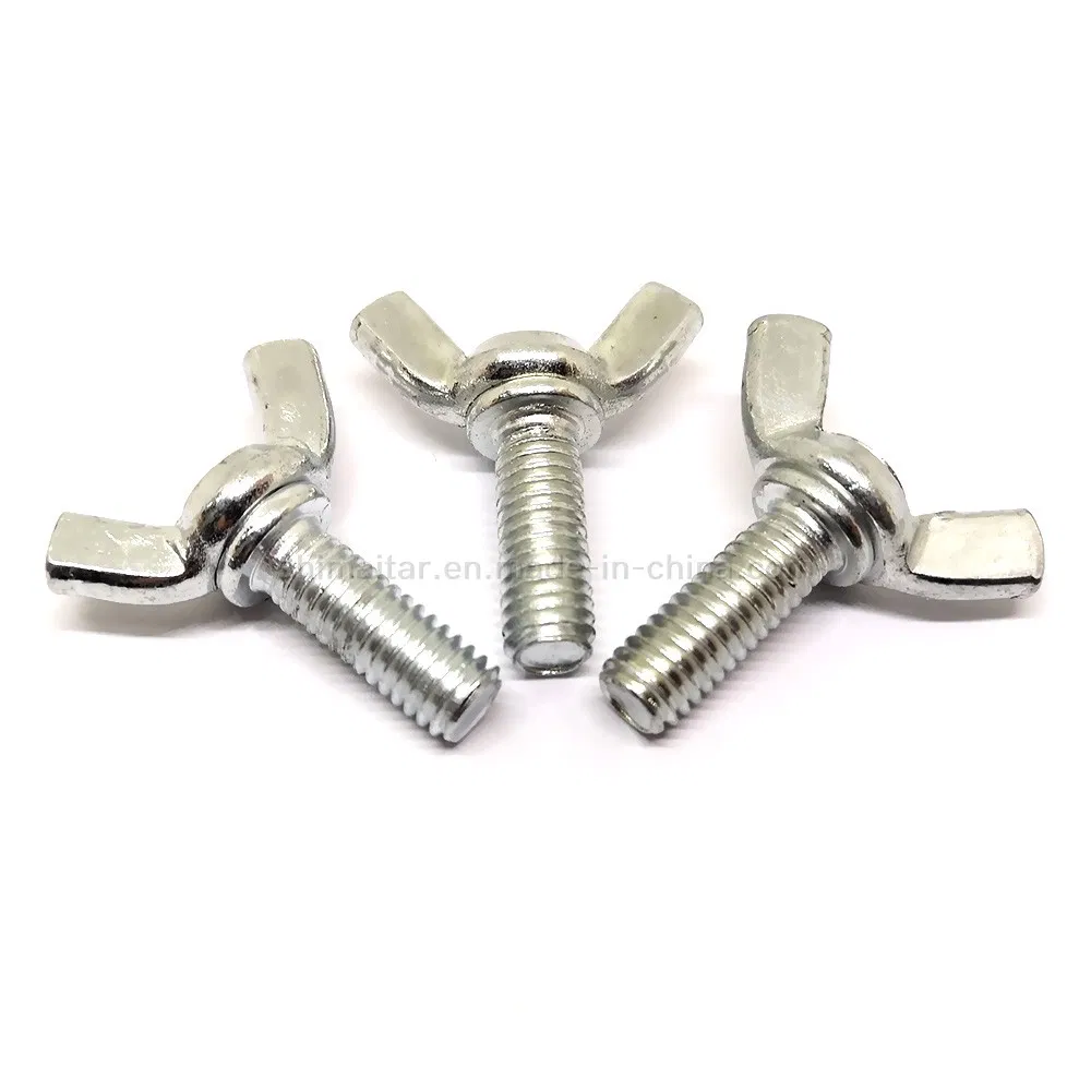 Wing Bolts, DIN316 Carbon Steel Thumb Butterfly Wing Hand Bolts Screws