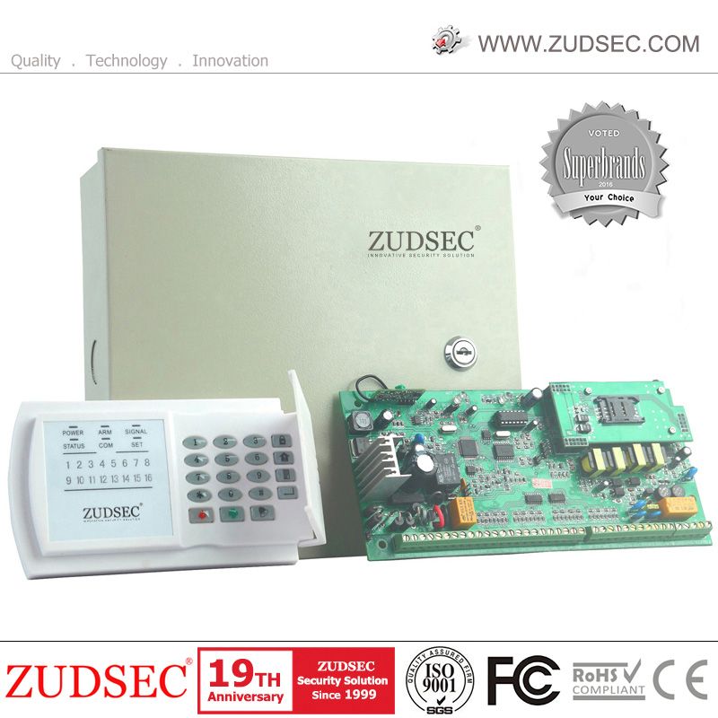 Wireless GSM Home Security Alarm with PSTN Wired Telephone Network