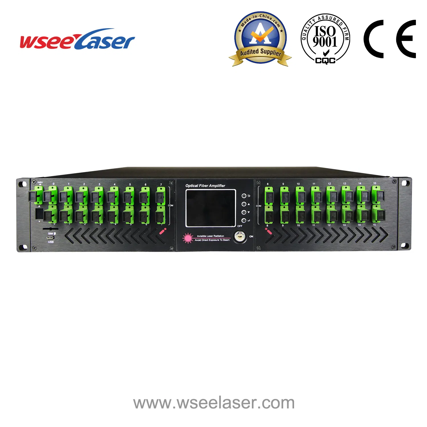 Wsee Triple Play Gpon Epon Olt 1550 CATV EDFA 16 Port Eydfa for Sale