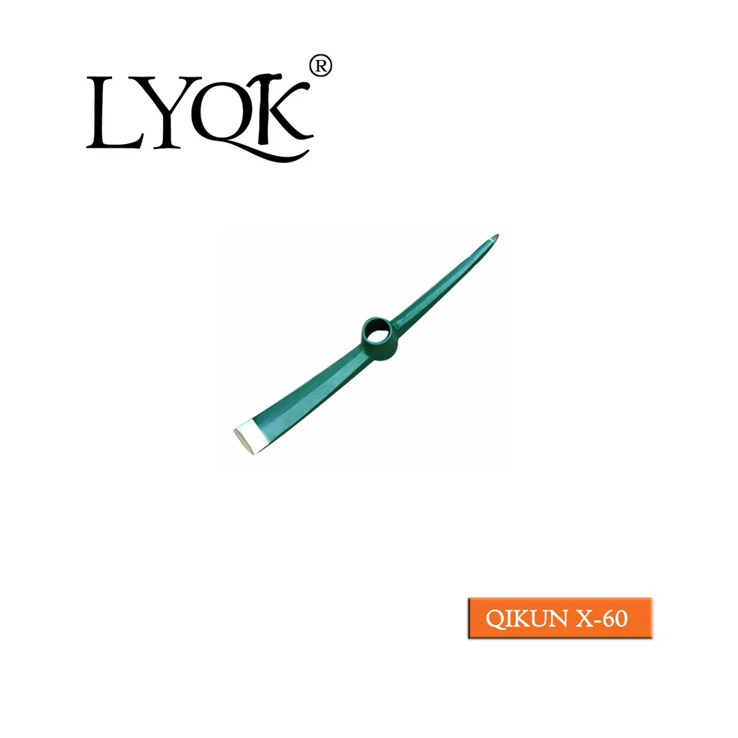 X-52 High Quality Rail Steel 65mn Agriculture Farm Garden Hardware Hand Tools Pick Head Mattock Pickaxe