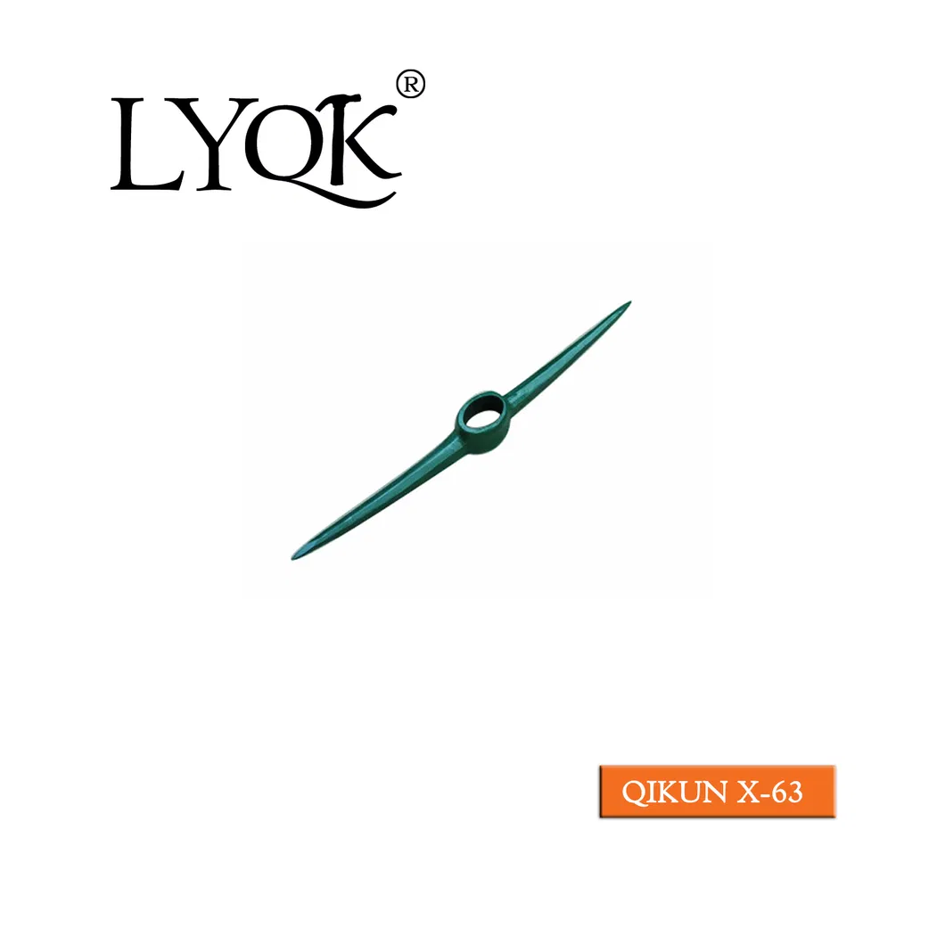 X-52 High Quality Rail Steel 65mn Agriculture Farm Garden Hardware Hand Tools Pick Head Mattock Pickaxe