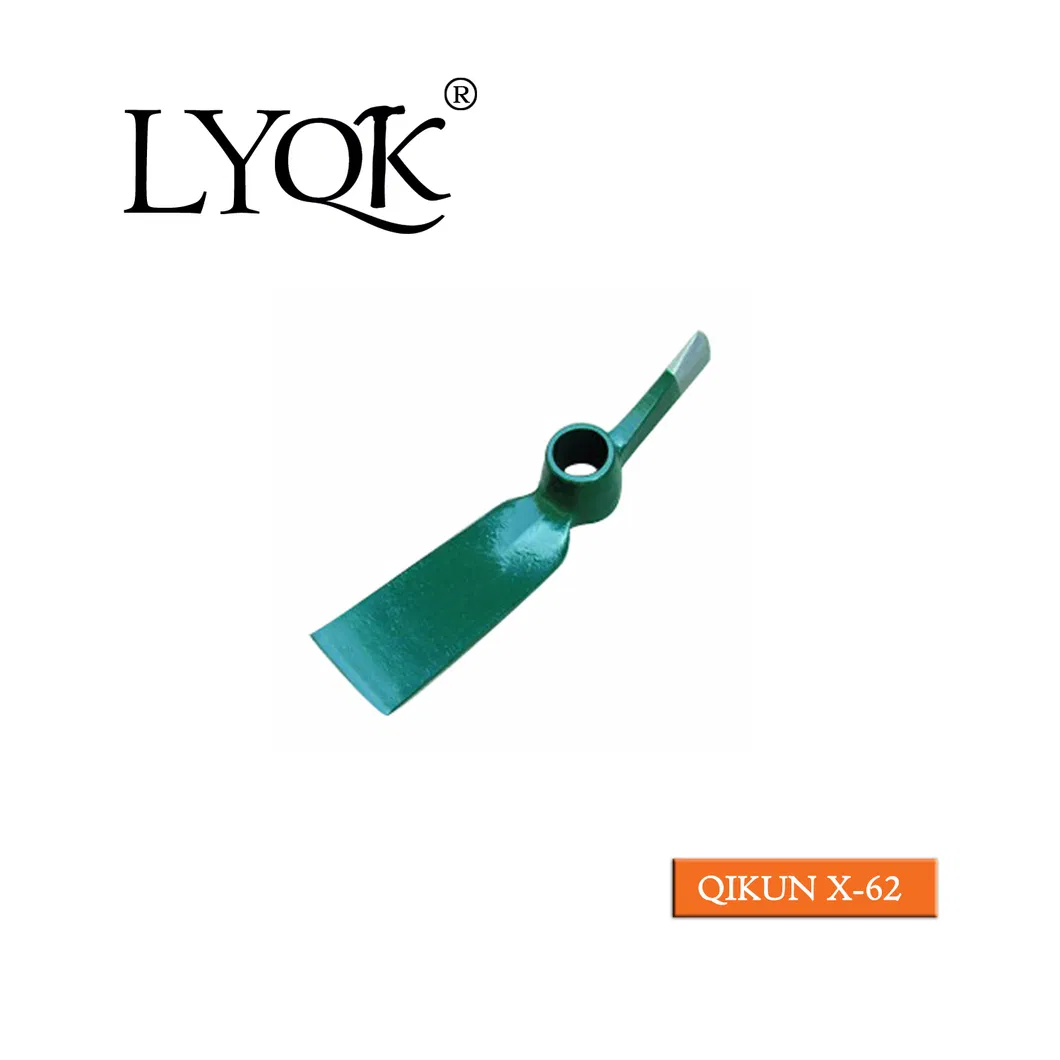 X-52 High Quality Rail Steel 65mn Agriculture Farm Garden Hardware Hand Tools Pick Head Mattock Pickaxe
