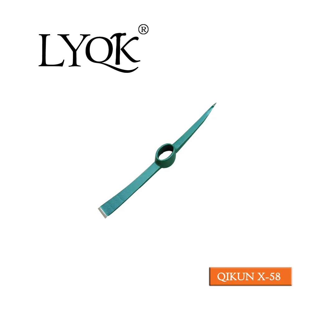 X-52 High Quality Rail Steel 65mn Agriculture Farm Garden Hardware Hand Tools Pick Head Mattock Pickaxe