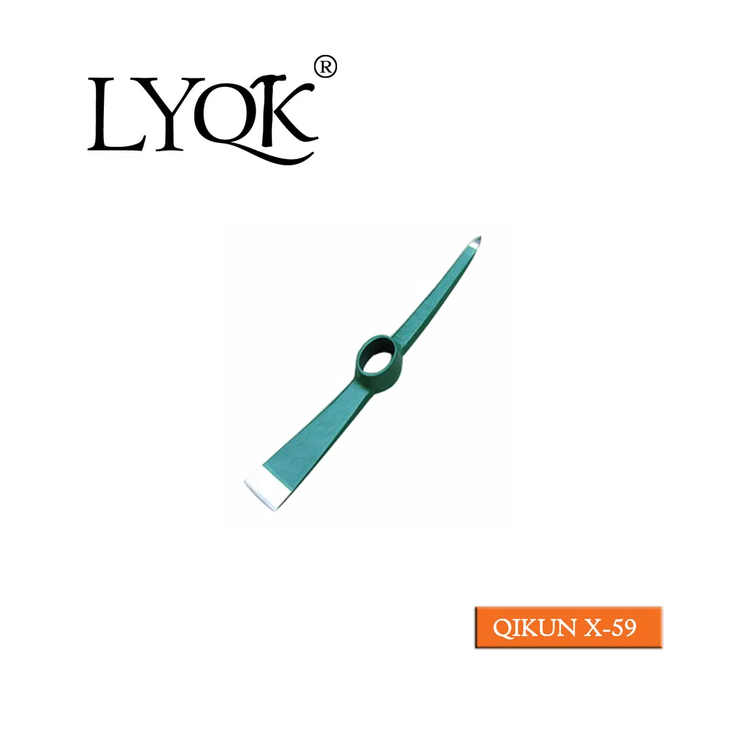 X-52 High Quality Rail Steel 65mn Agriculture Farm Garden Hardware Hand Tools Pick Head Mattock Pickaxe