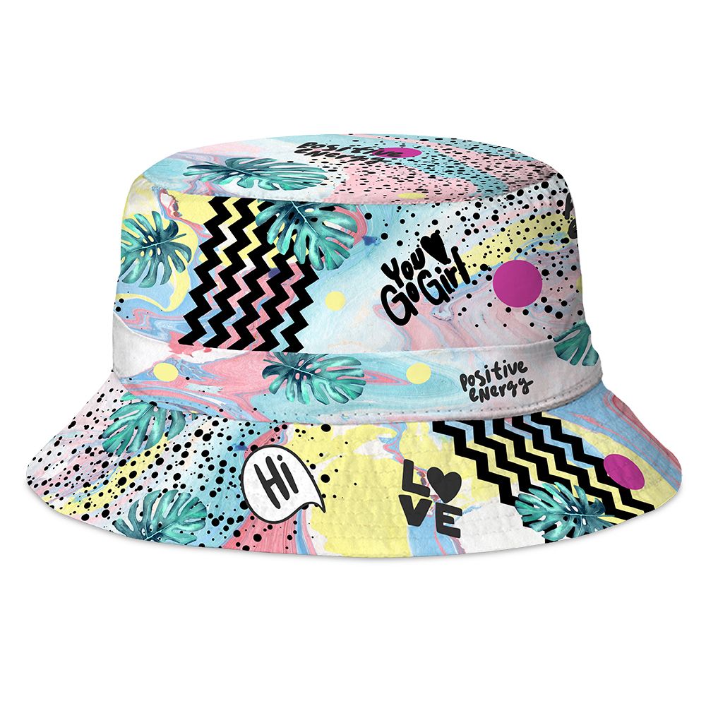 Zohra Custom Bulk 3D Printing Tie-Dye Galaxy Pattern Bucket Hat